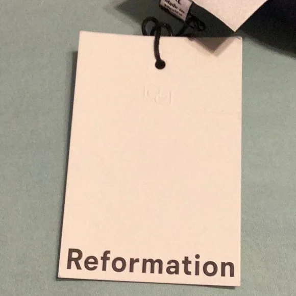 NWT Reformation Size XL Dress Midnight - Picture 4 of 14